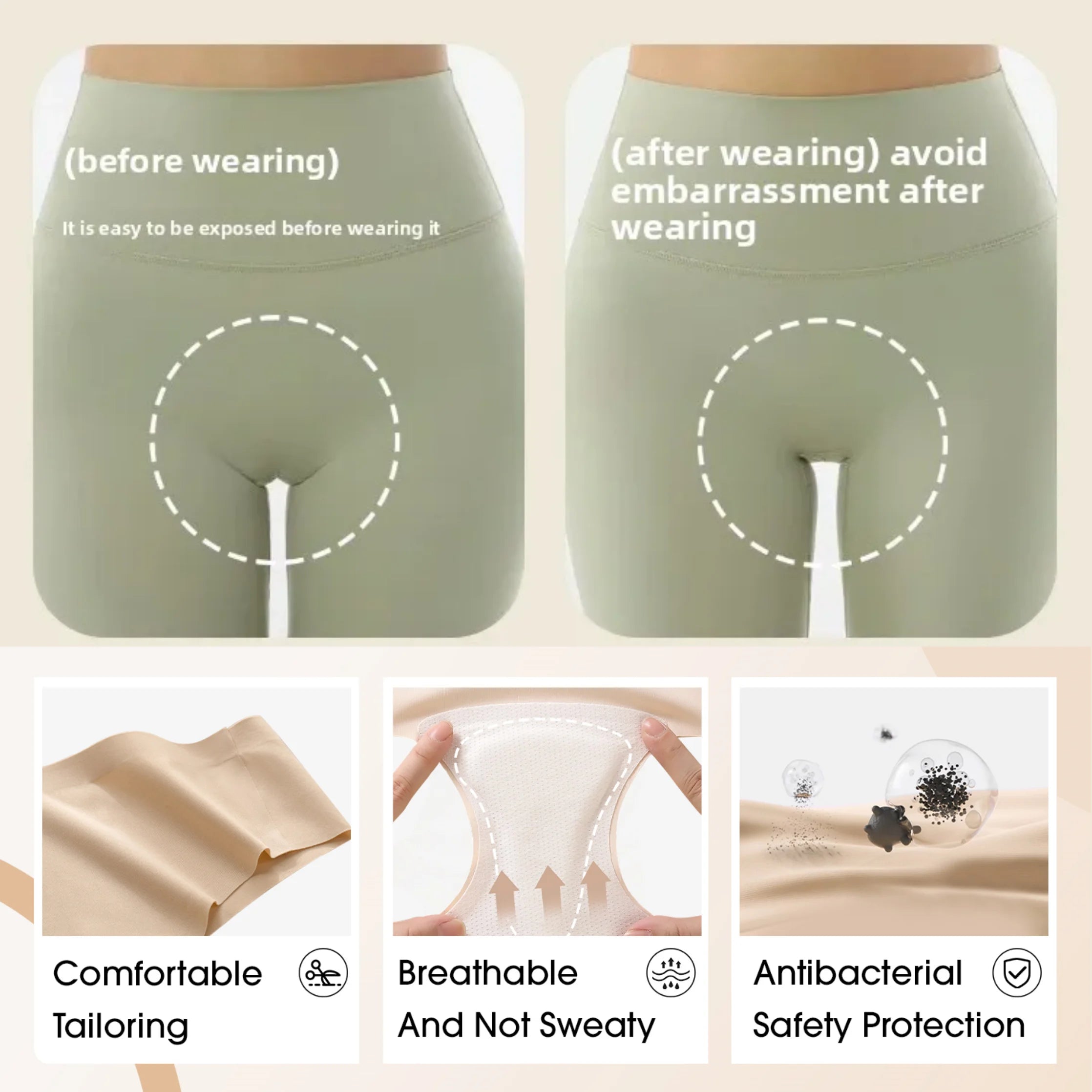 SecretGlam – Invisible Camel Toe Proof Panties for a Smooth, Confident Look