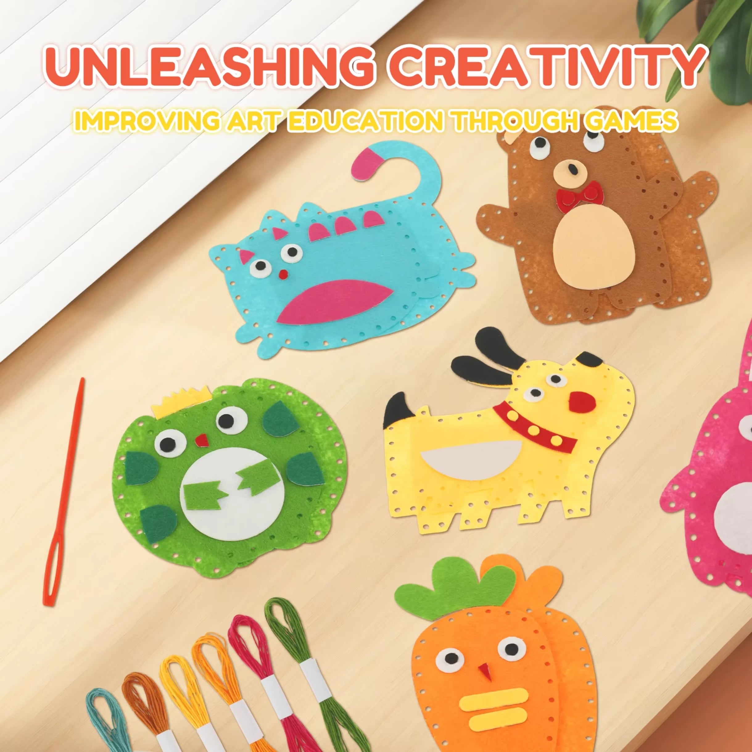 SewiGlow – Kids Sewing Kit for Beginners (6pcs Set)