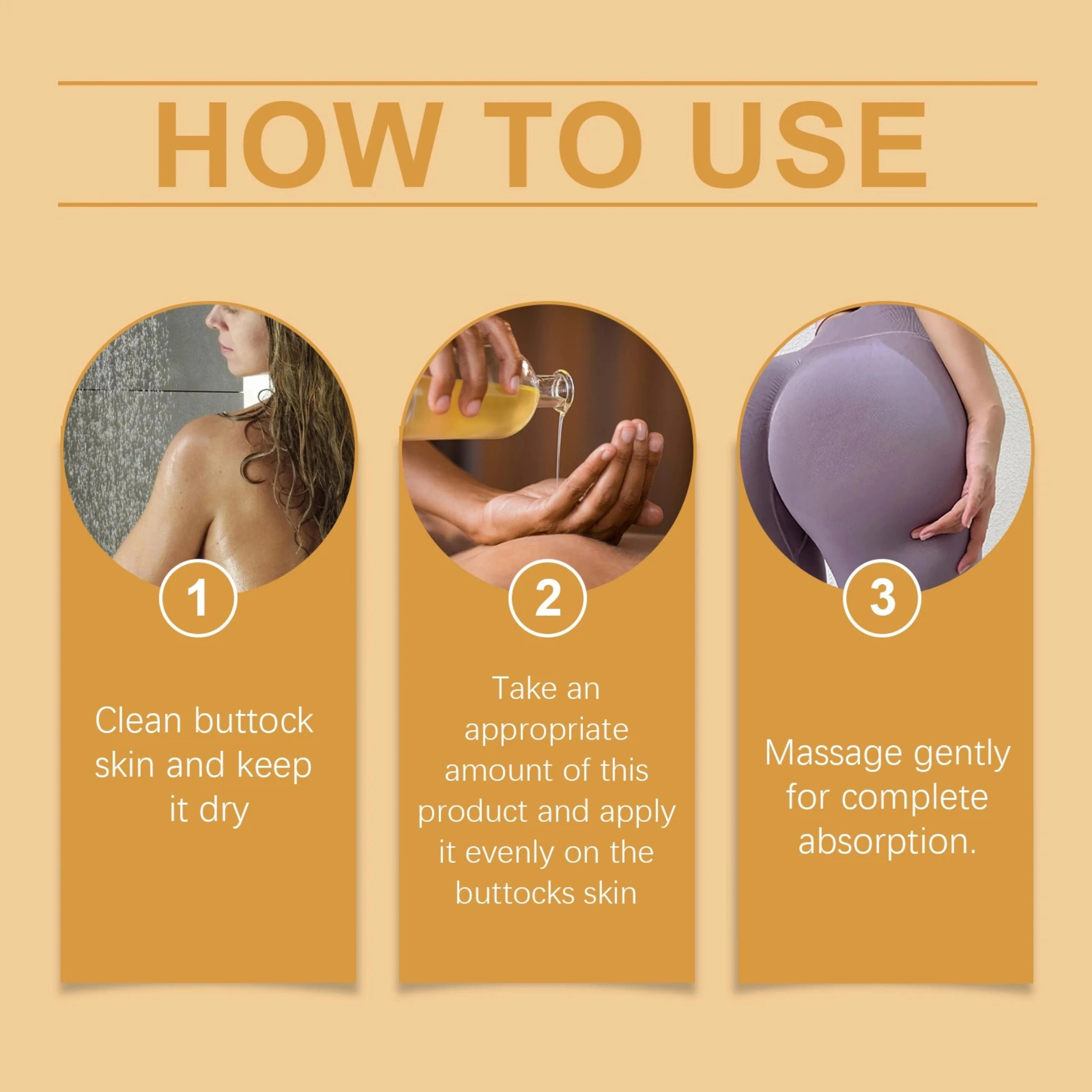 GluteGlow – The Curve-Enhancing Oil for a Fuller, Firmer Booty