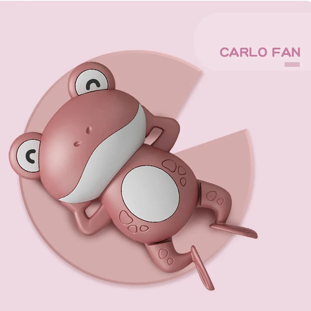 HopSplash – Cute Wind-Up Frog Bath Toy for Babies & Kids