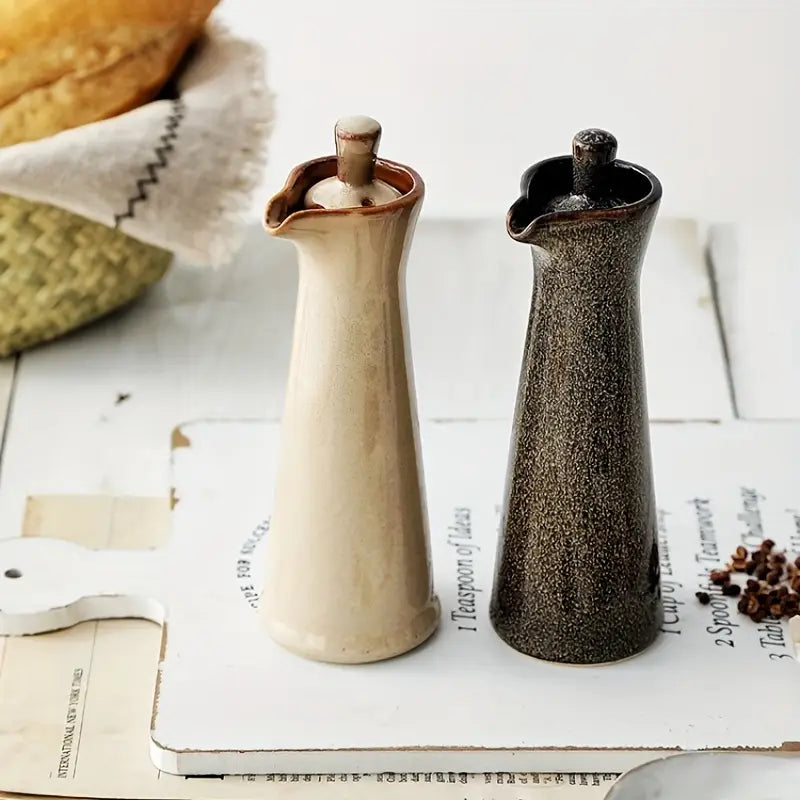 Japanese Ceramic Oil Dispenser Bottle – Creative Seasoning