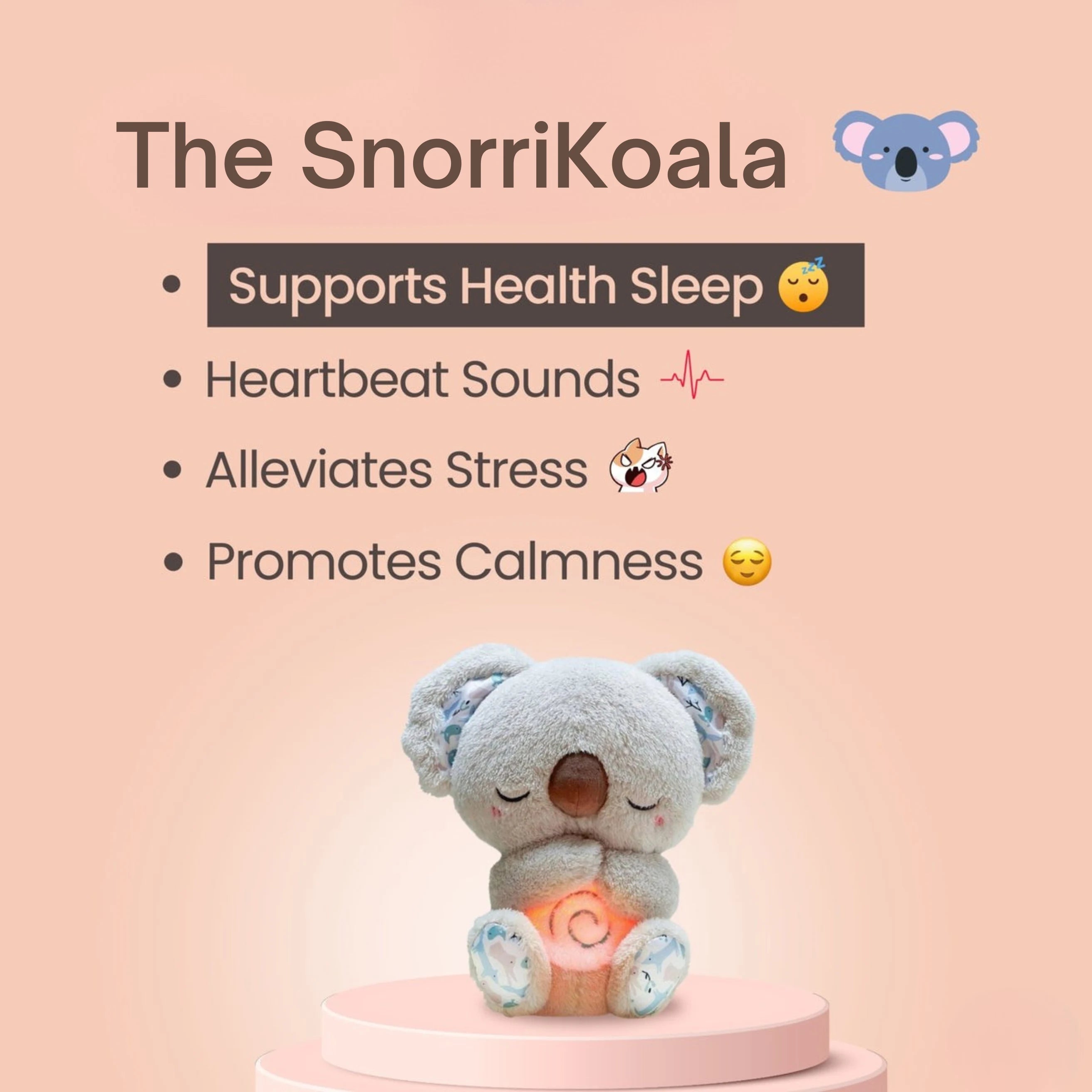 SnorriKoala – The cuddly breathing buddy that melts stress away