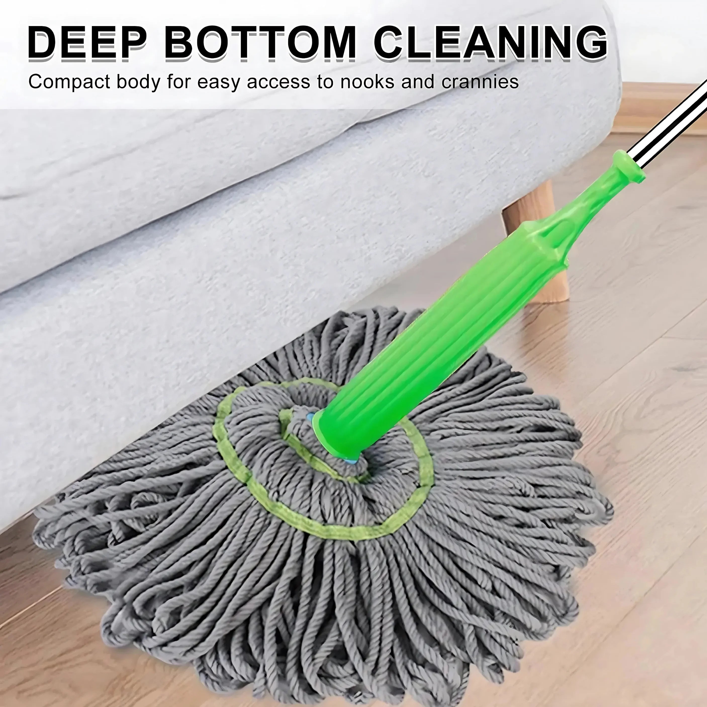SwiftDry Mop – Clean and Dry in One Swipe