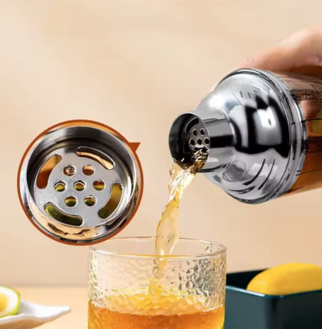 14oz Glass Cocktail Shaker - Mix Like a Pro
