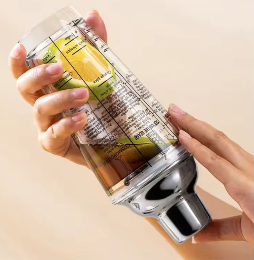14oz Glass Cocktail Shaker - Mix Like a Pro