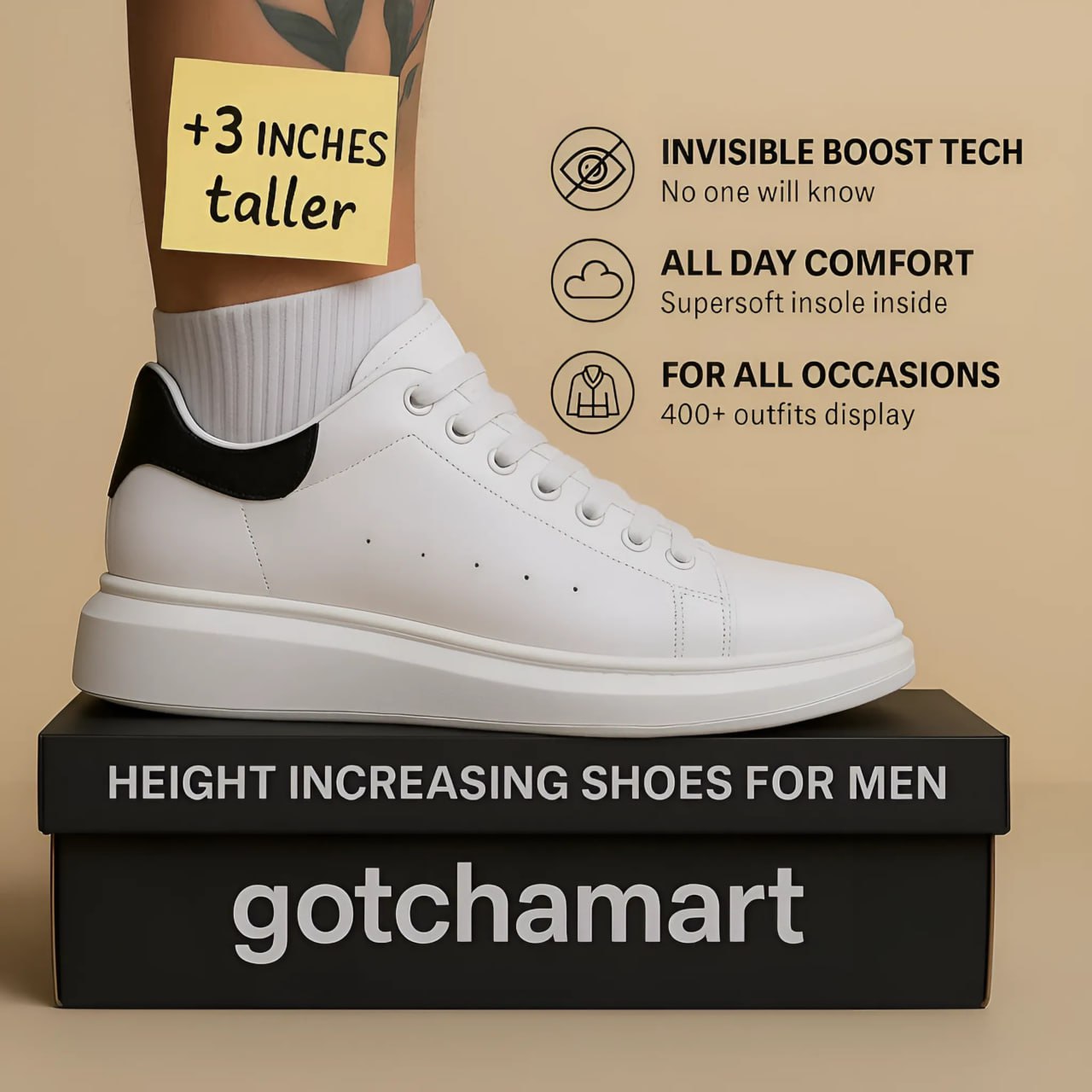 McLifts – Instantly Look 3” Taller. Without Anyone Knowing (+3" / ~7.5 cm)