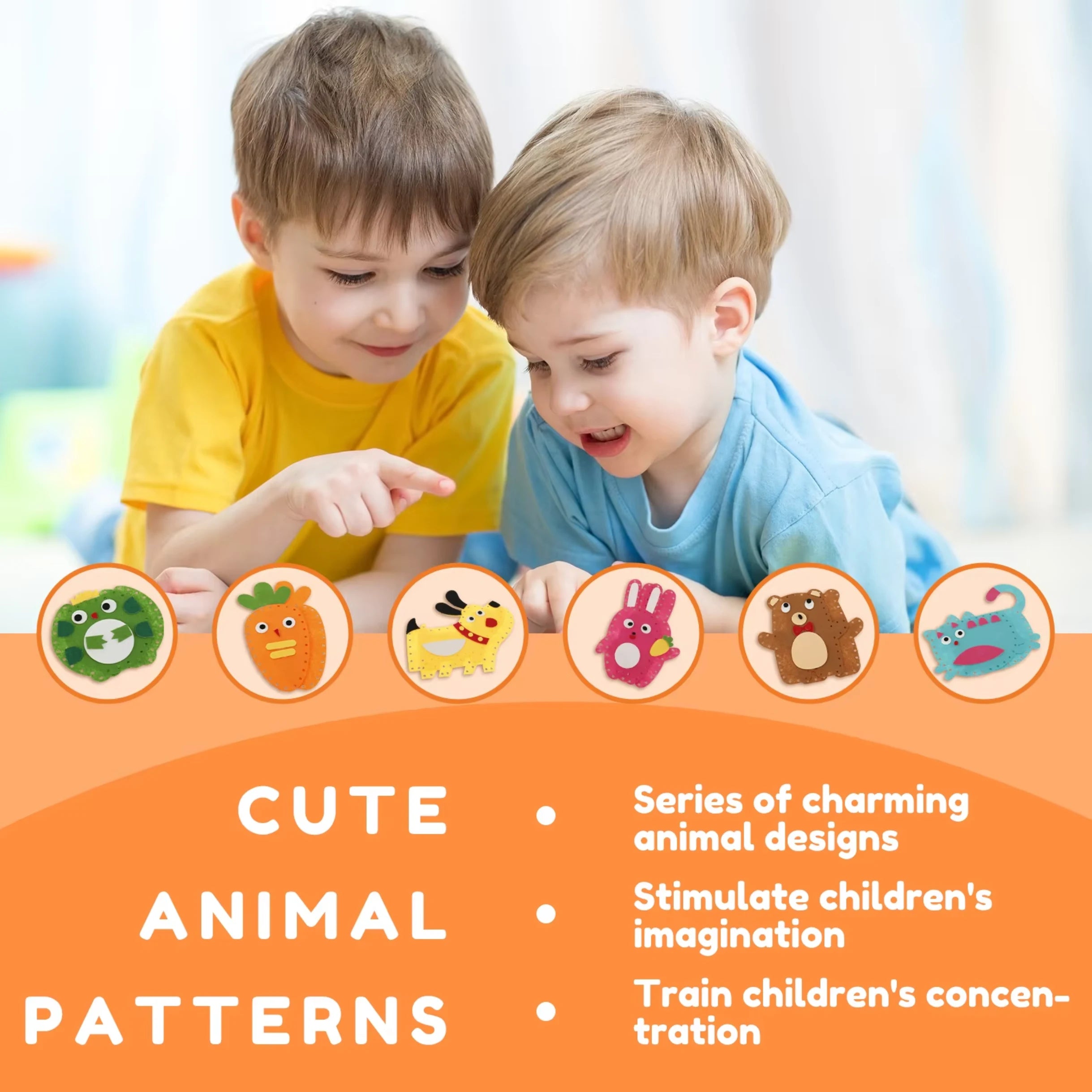 SewiGlow – Kids Sewing Kit for Beginners (6pcs Set)