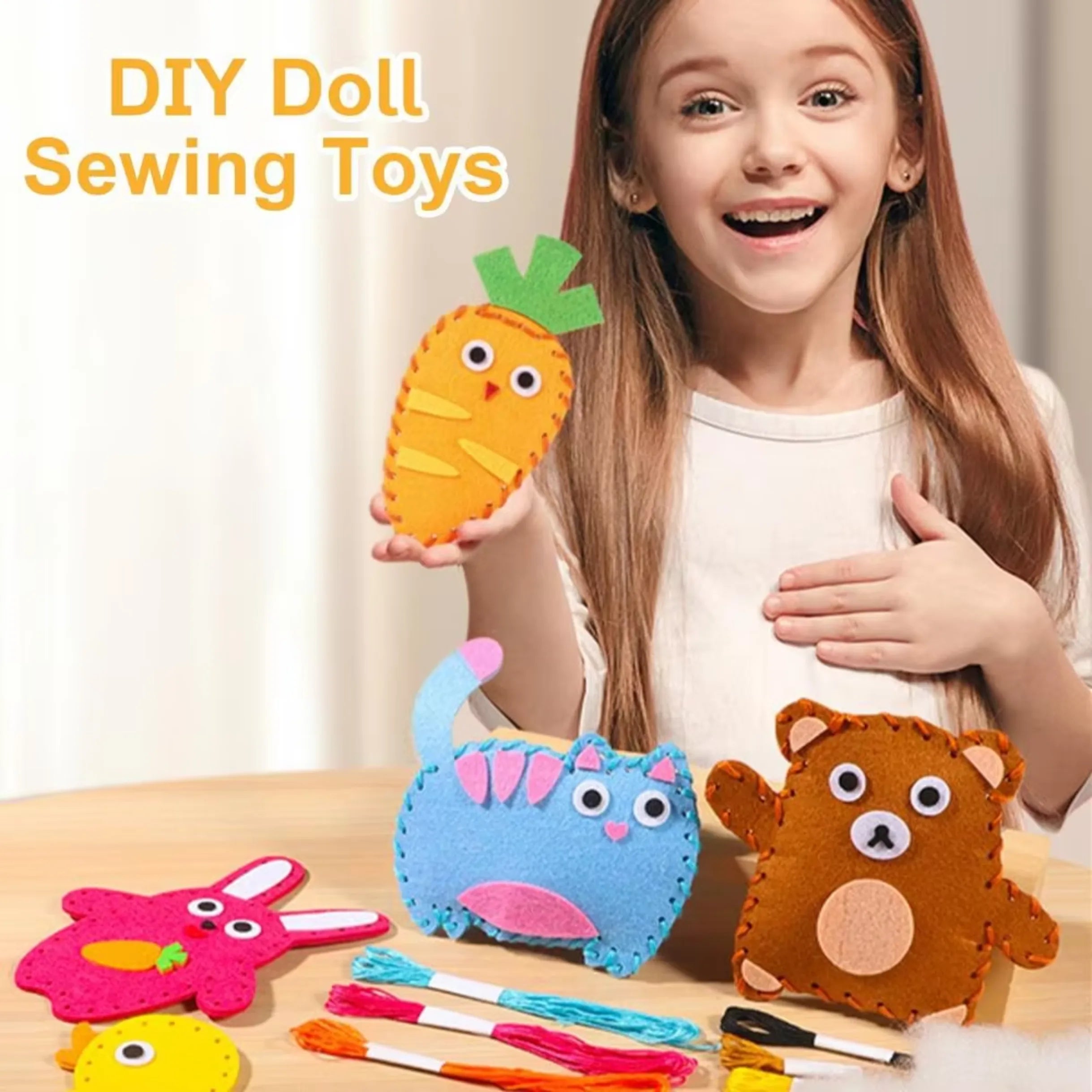 SewiGlow – Kids Sewing Kit for Beginners (6pcs Set)