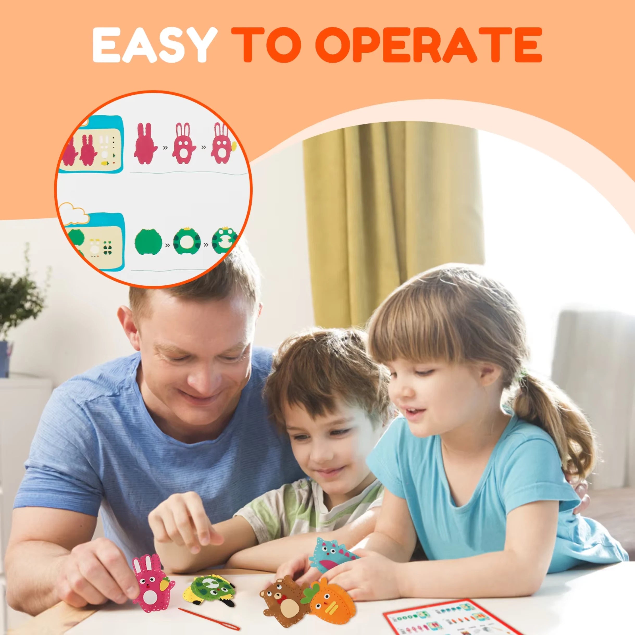 SewiGlow – Kids Sewing Kit for Beginners (6pcs Set)