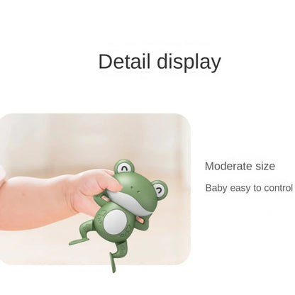 HopSplash – Cute Wind-Up Frog Bath Toy for Babies & Kids