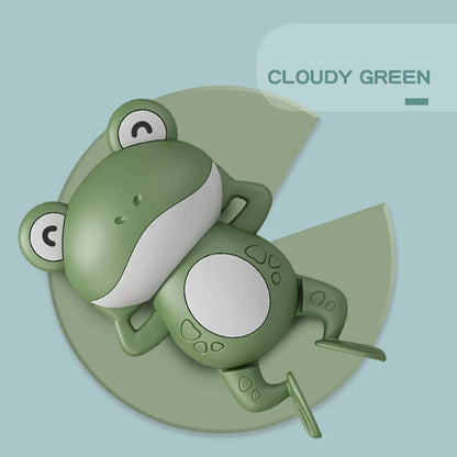 HopSplash – Cute Wind-Up Frog Bath Toy for Babies & Kids