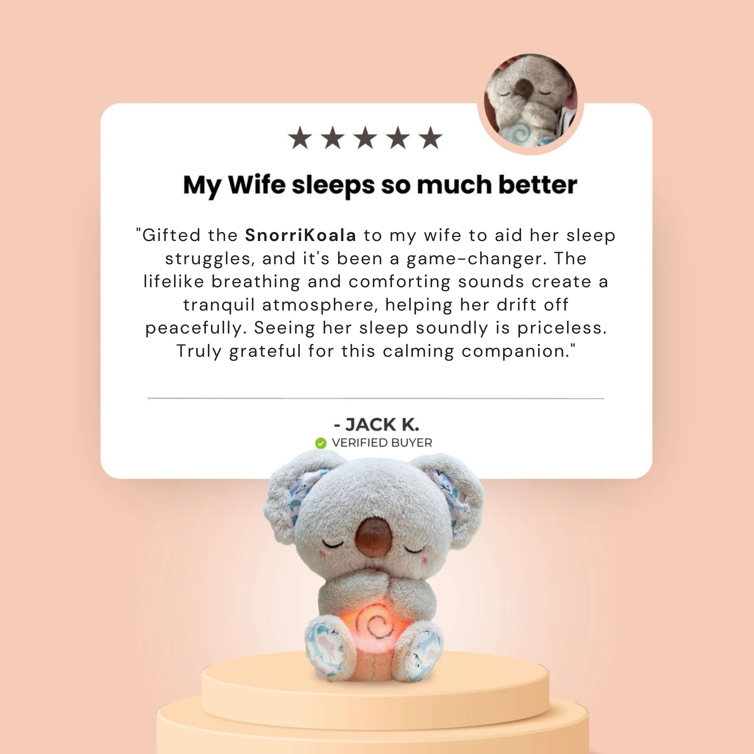 SnorriKoala – The cuddly breathing buddy that melts stress away