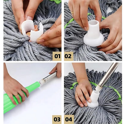 SwiftDry Mop – Clean and Dry in One Swipe